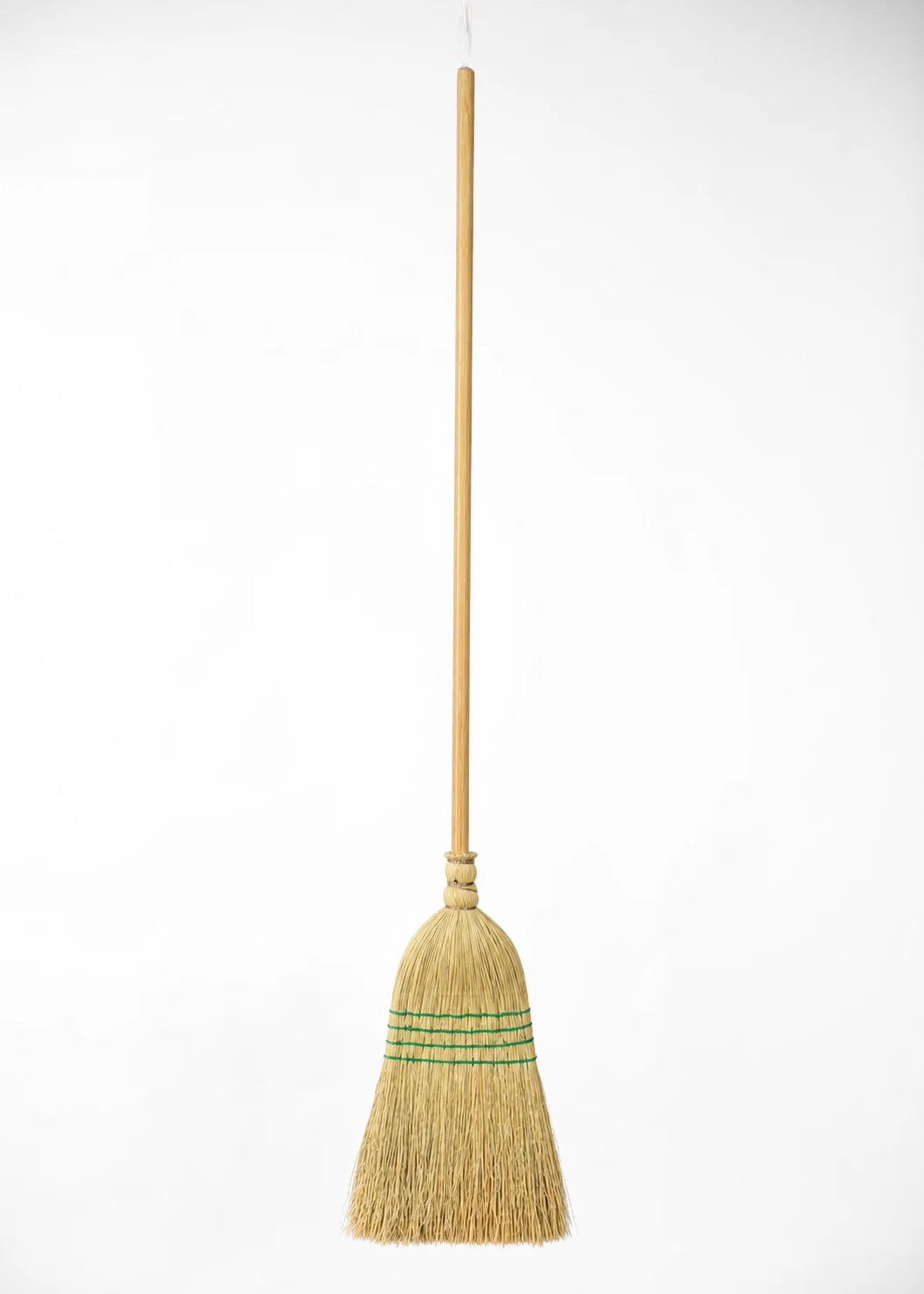 Natural handmade broomcorn broom
