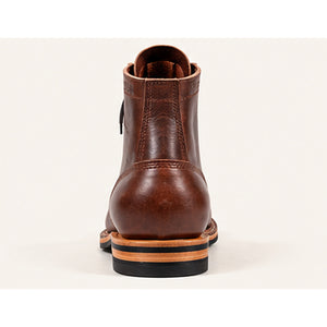 Sherman Toe Cap Boot | Dainite Sole - in Brown Chromexcel