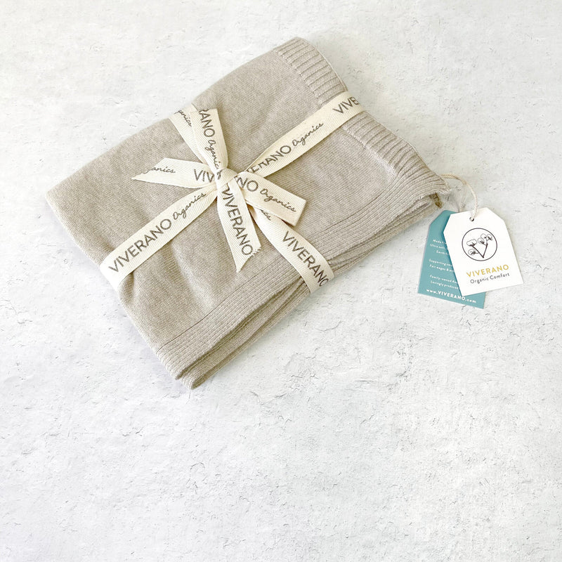 Milan Knit Baby Blanket | Organic Cotton
