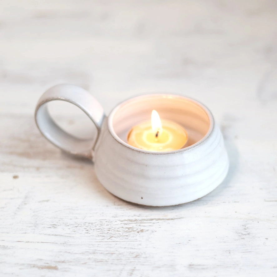 Tea Lite Candle Holder in 3 Color Options