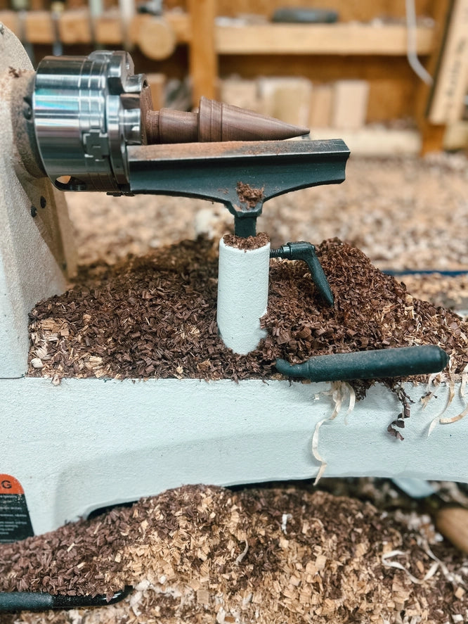 Hand-Turned Mini Woodland Forest Tree Set - Christmas Winter