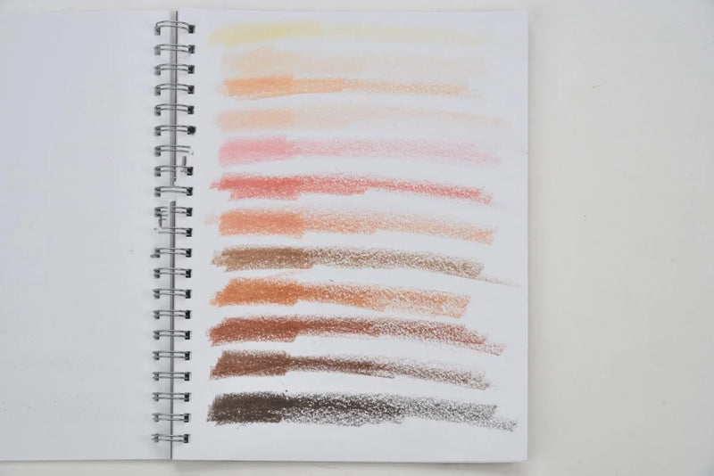 Filana Organic Beeswax Crayons | 12 Skin Tone Colors | Stick Format