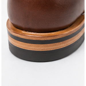 Sherman Toe Cap Boot | Dainite Sole - in Brown Chromexcel