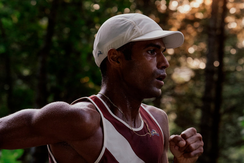 Session Hat | Lightweight Nylon Running Cap | Flat Brim