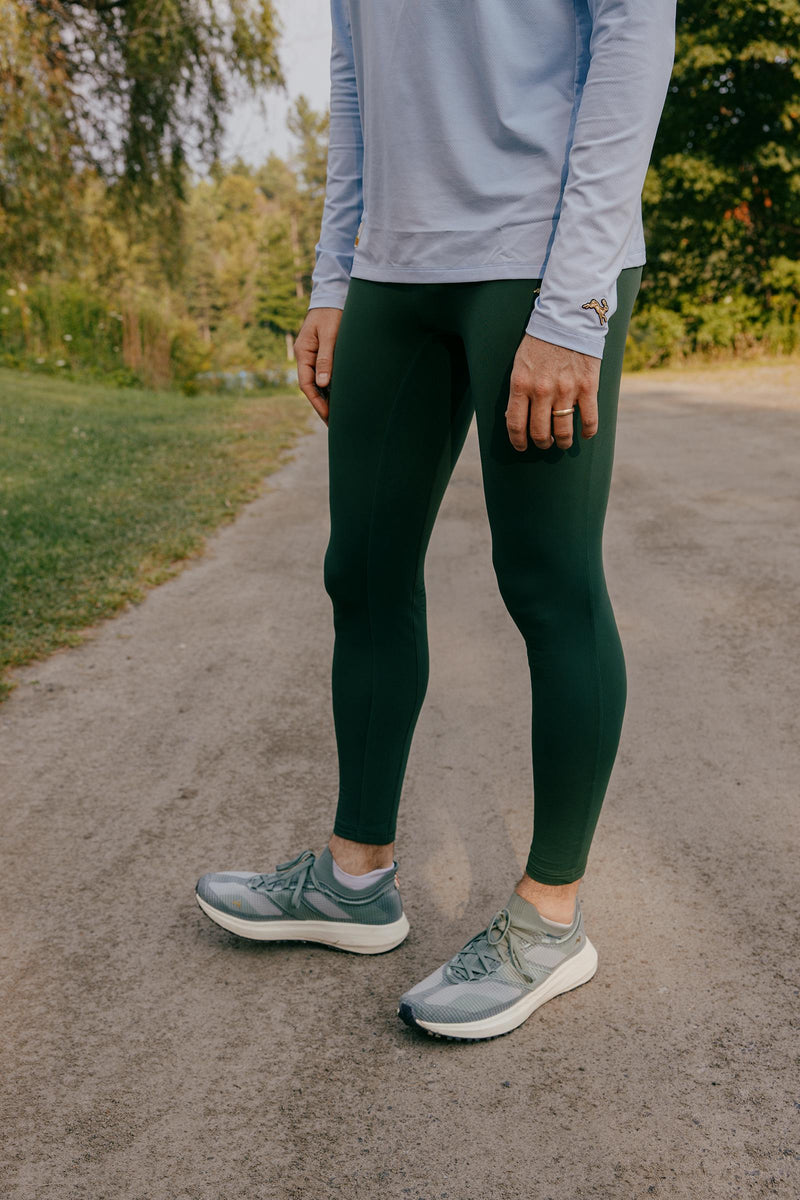 Turnover Tights | Full-Length Running Tights | Italian Inverno Blend