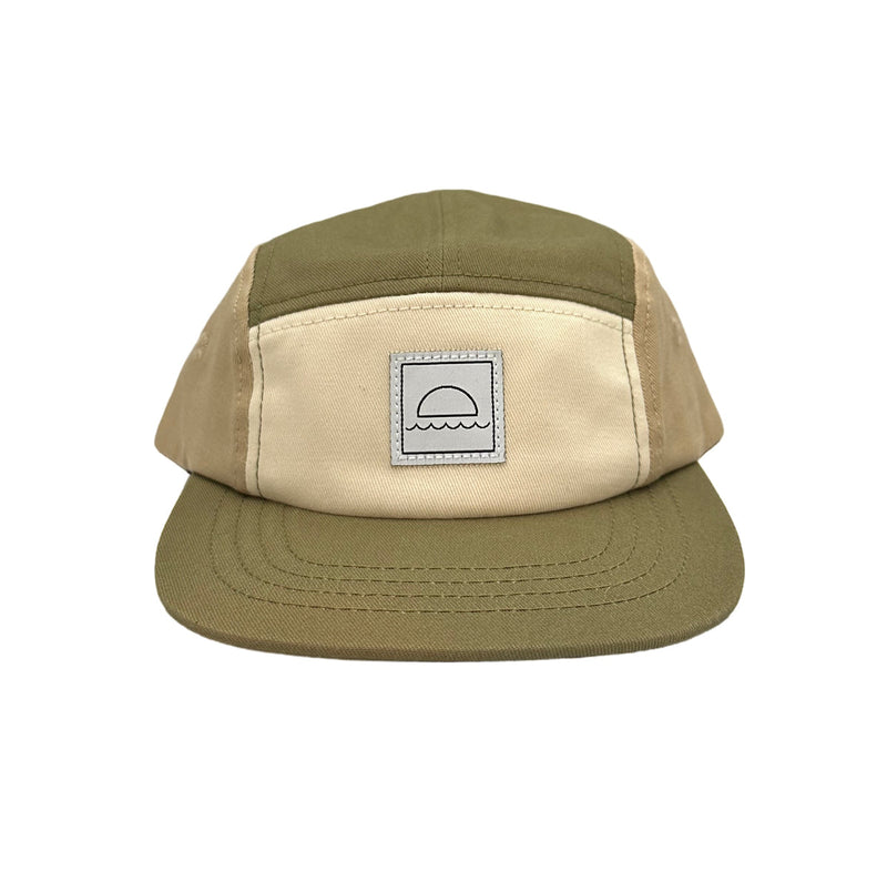 Five-Panel Cotton Cap in Forage | Organic Cotton | Infant to Adult Sizes