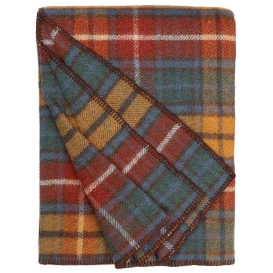 Highland Tweeds Wool Big Throw ~ Antique Buchanan