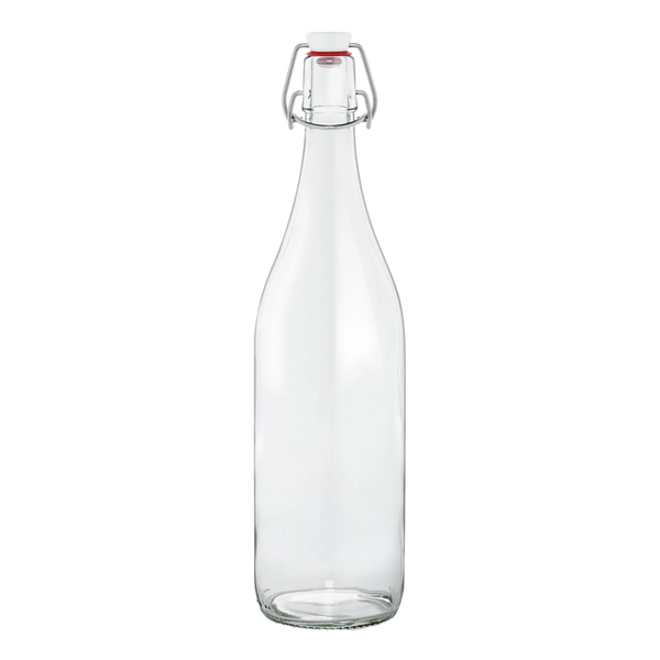 Le Parfait 1L swing top bottle — French glass with airtight hinged stopper