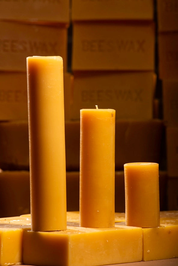 Beeswax Pillar Candle | 2 Inch Pillar | Handmade Candles