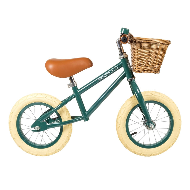 Banwood First Go Balance Bike | Vintage Green