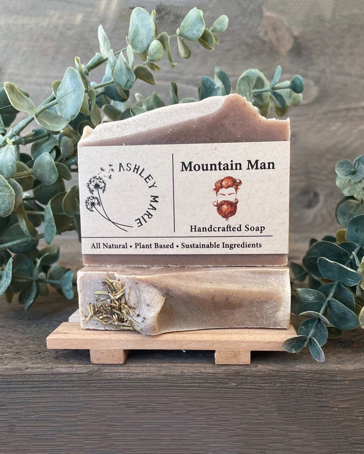 Mountain Man Bar Soap | Patchouli, Cedarwood & Cinnamon