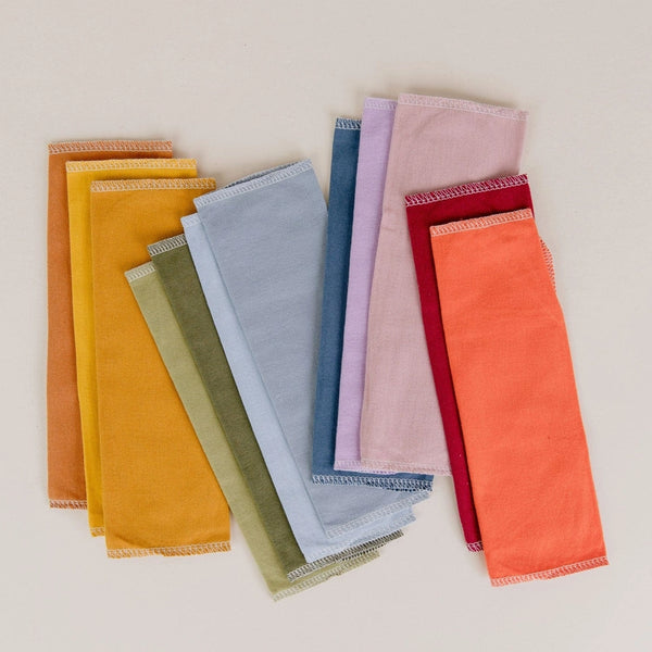 Marley's Monsters reusable paper towels — 12-pack of cotton flannel towels
