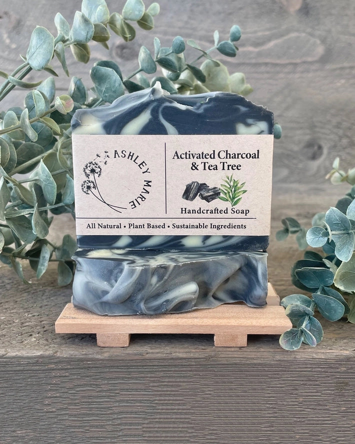 Activated Charcoal & Tea Tree Bar Soap