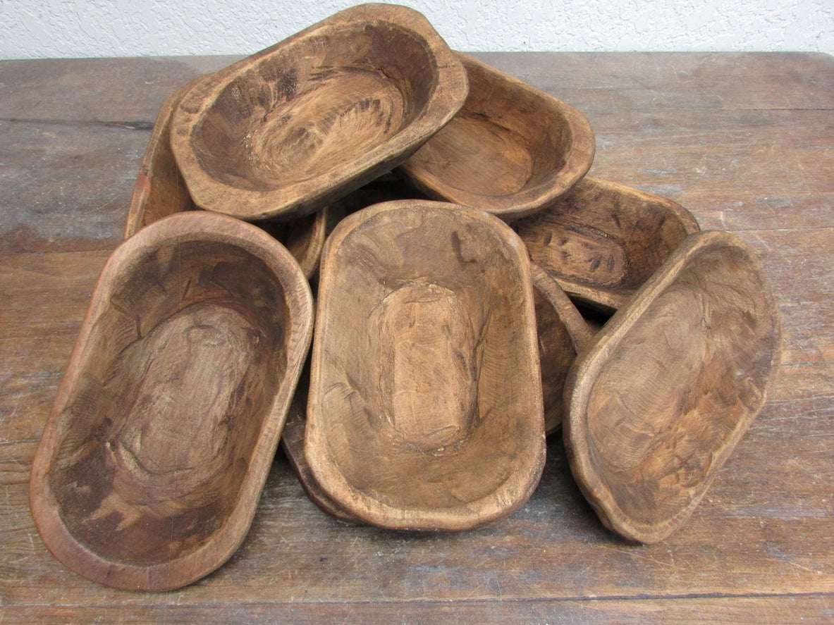 Mini Dough Bowl-WH5P--Home Decor #2-BIG SALE-6x10-Waxed