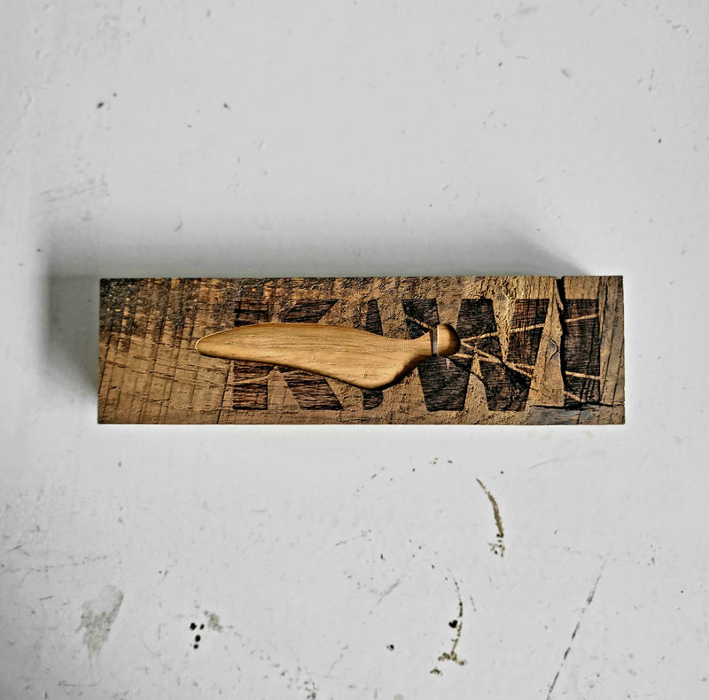 Ergokiwi Peeler | Reclaimed Bourbon Barrel Oak | Individually Numbered