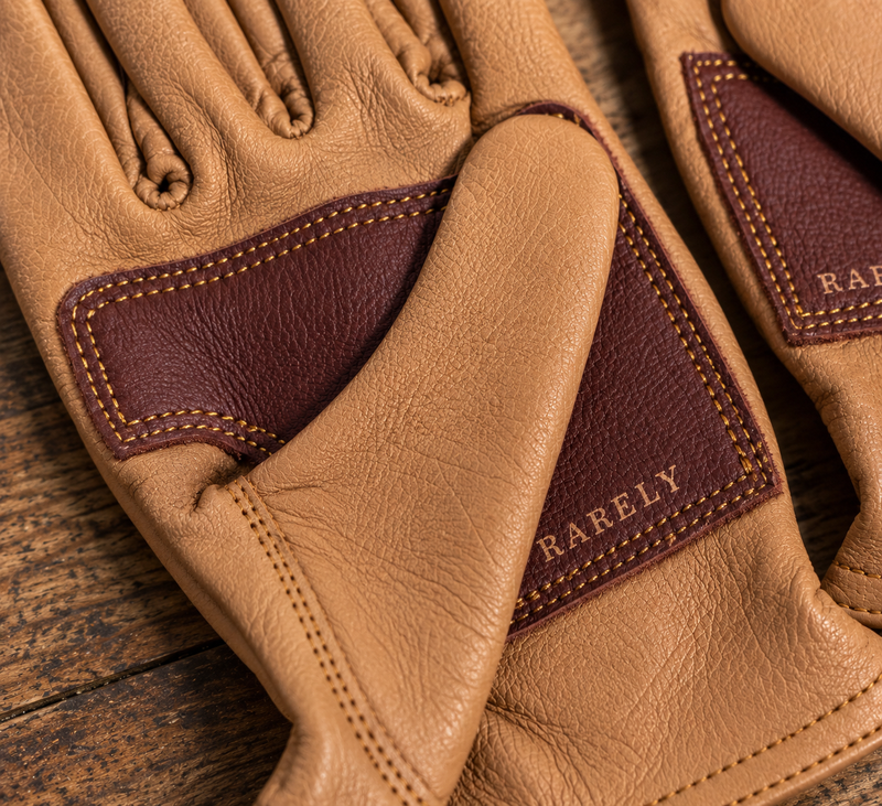 Kids Buffalo Leather Ranching Gloves | Rarely Edition