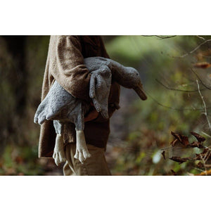 Warming Goose | 27" Organic Spelt Fill | GOTS Cotton | Made in Latvia