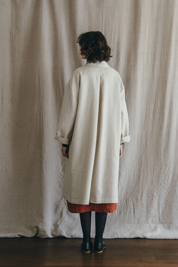 Rasa Coat Wool Linen Natural