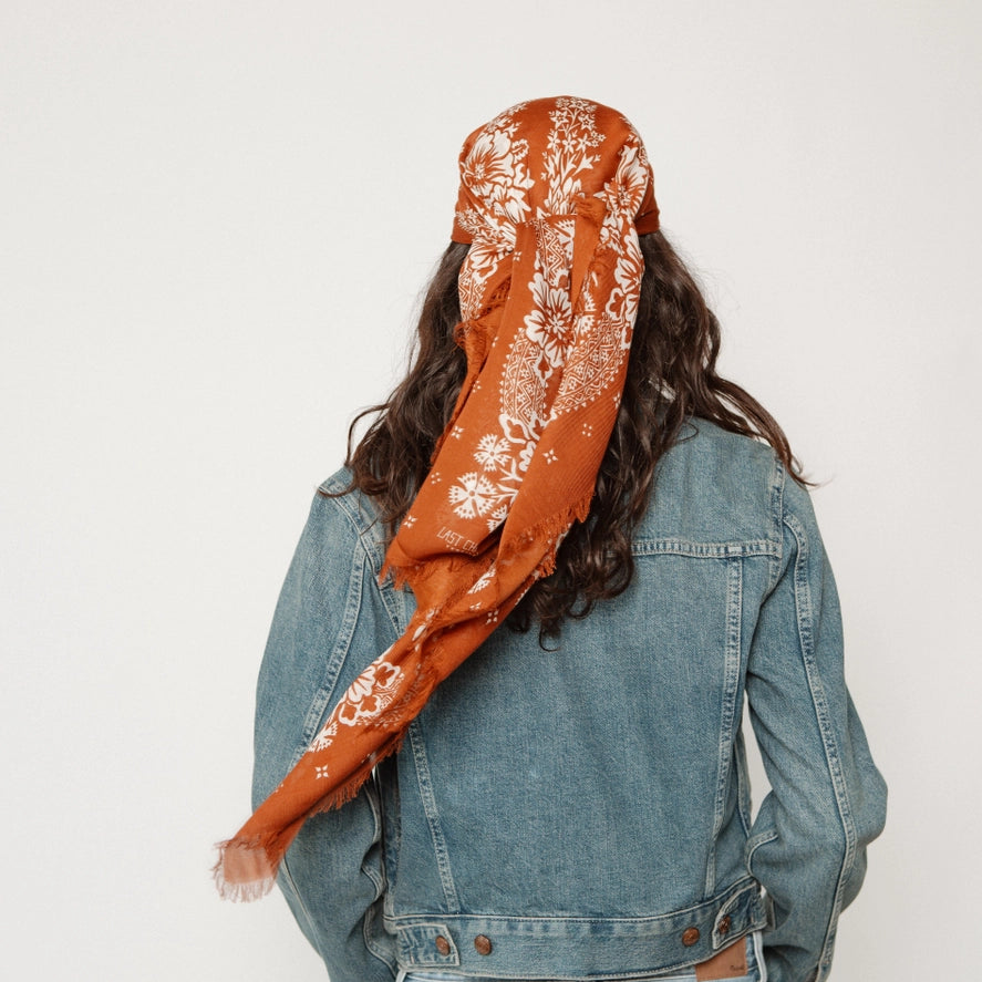 Big Honcho Bandana- Blossom in Cocoa