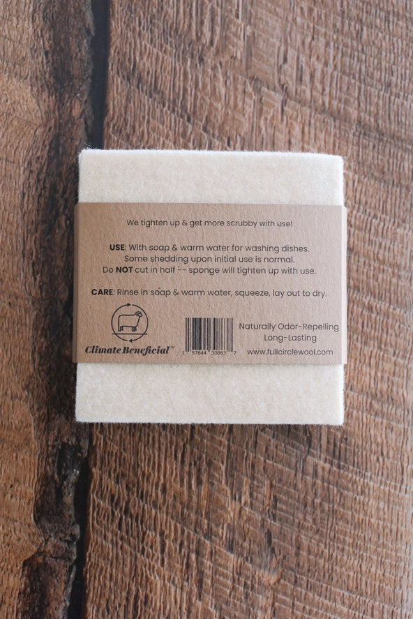 Wool Dish Sponges ~ Climate Beneficial™