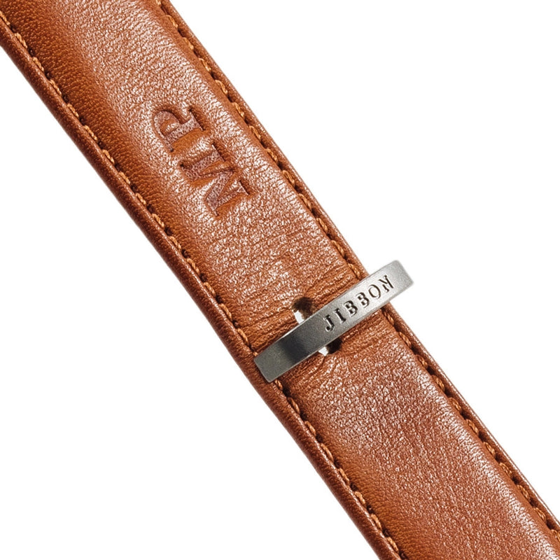 Men’s Keychain | Tan Italian Leather | Marine Grade Steel