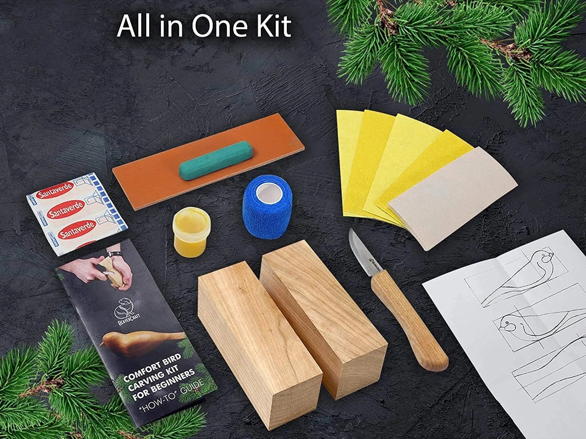 DIY01 - Comfort Bird Carving Whittling Starter Kit