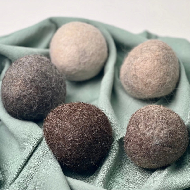 Alpaca Fleece Dryer Balls | Set of 10