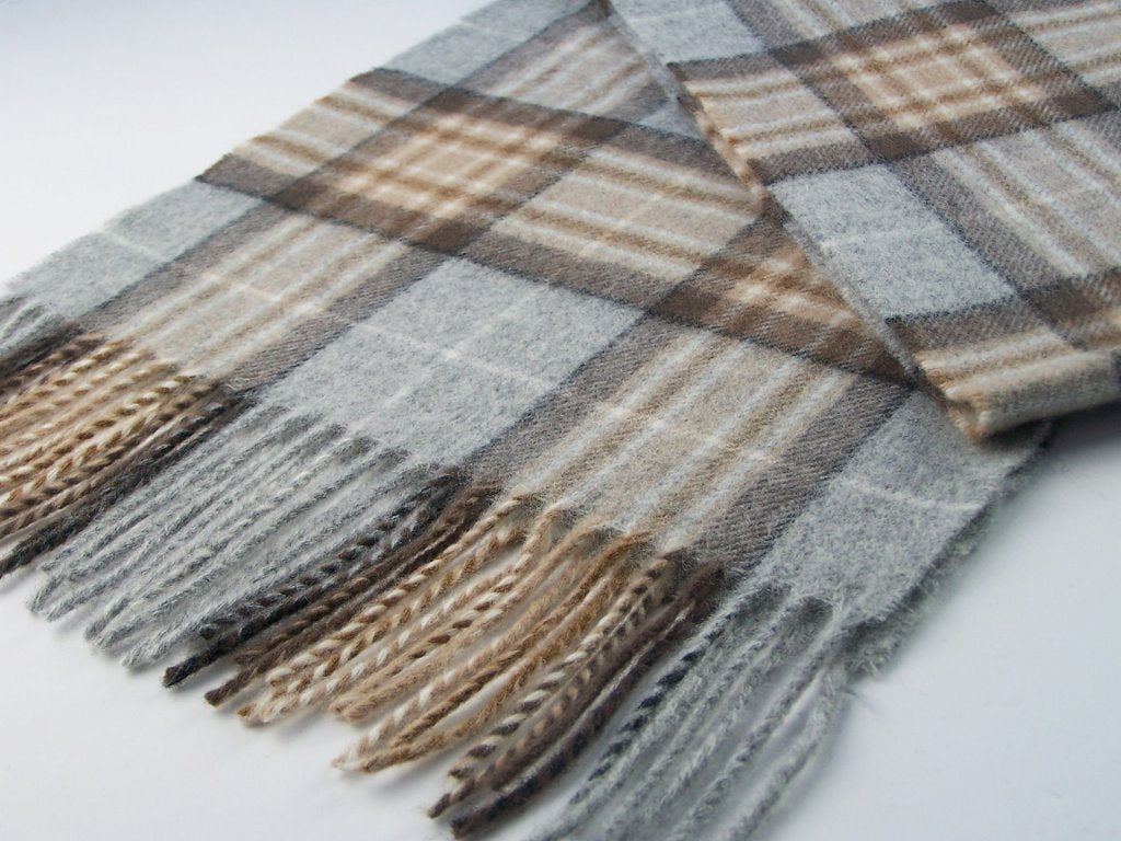 Mckellar Tartan Scarf - Merino Lambswool - Made in England