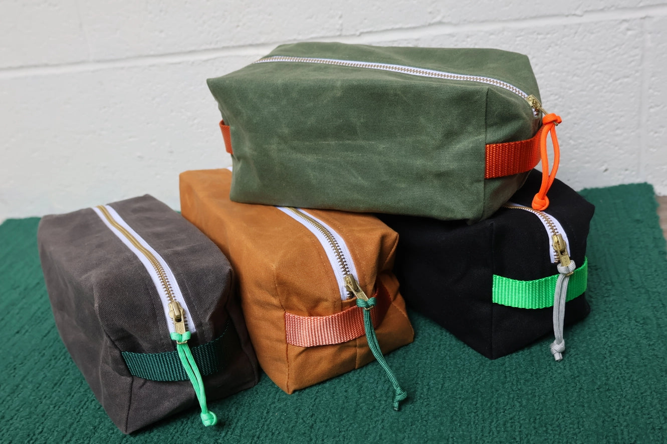 Waxed Canvas Dopp Kit