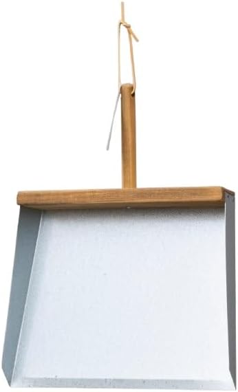 Handmade Metal Dustpan | Solid Hardwood Handle | Made in USA