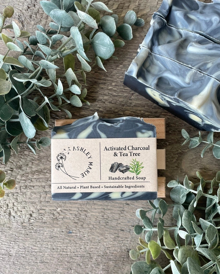 Activated Charcoal & Tea Tree Bar Soap