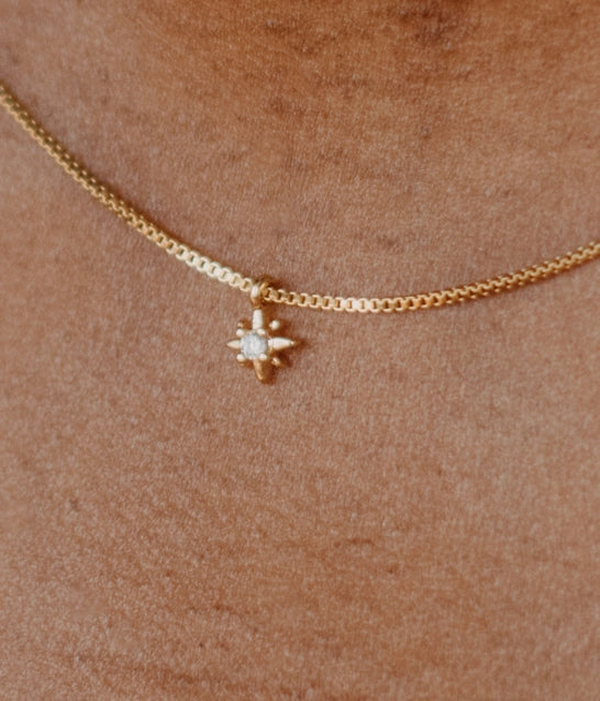 North Star Necklace - Gold-Filled or Silver