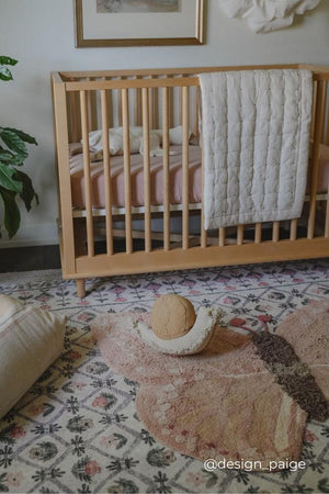 Washable Cotton Butterfly Rug | 8 Pink Shades | Handcrafted