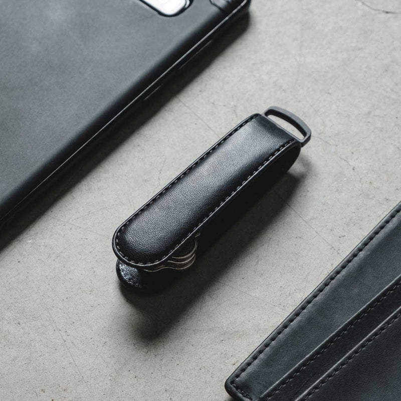Leather Key Organizer | Black