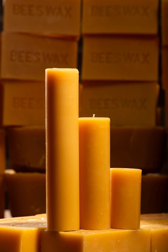 Beeswax Pillar Candle | 2 Inch Pillar | Handmade Candles