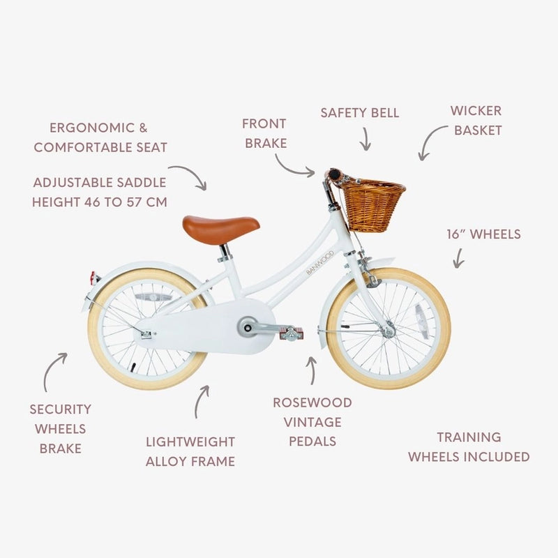 Banwood Classic Bike 16" | White