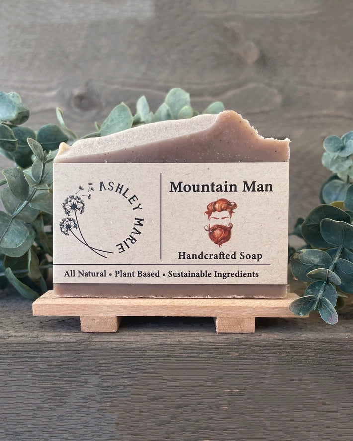 Mountain Man Bar Soap | Patchouli, Cedarwood & Cinnamon