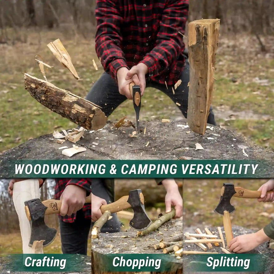 AX3 – Woodcraft Bushcraft Splitting Axe