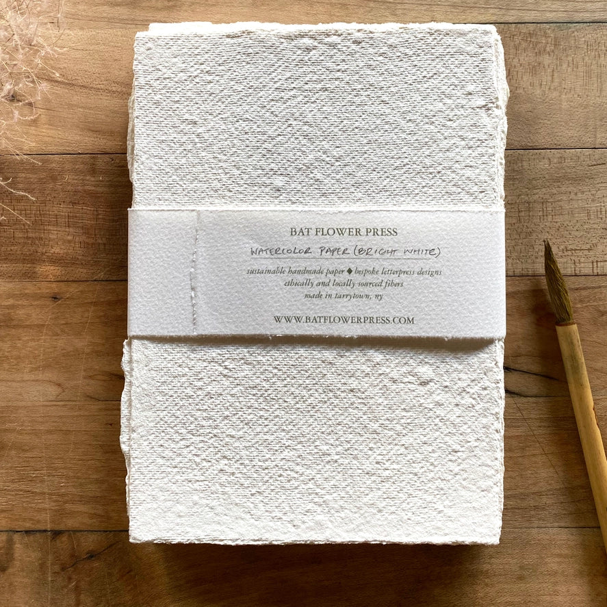 Ivory Handmade Paper Set with Envelopes