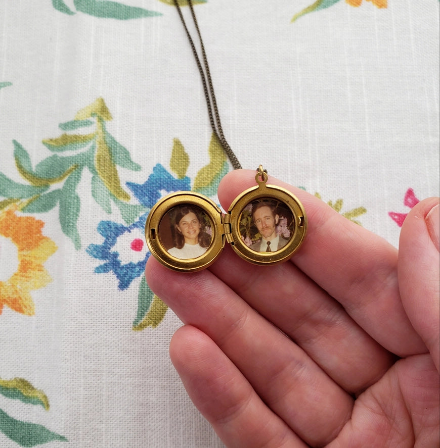 Round Locket Necklace