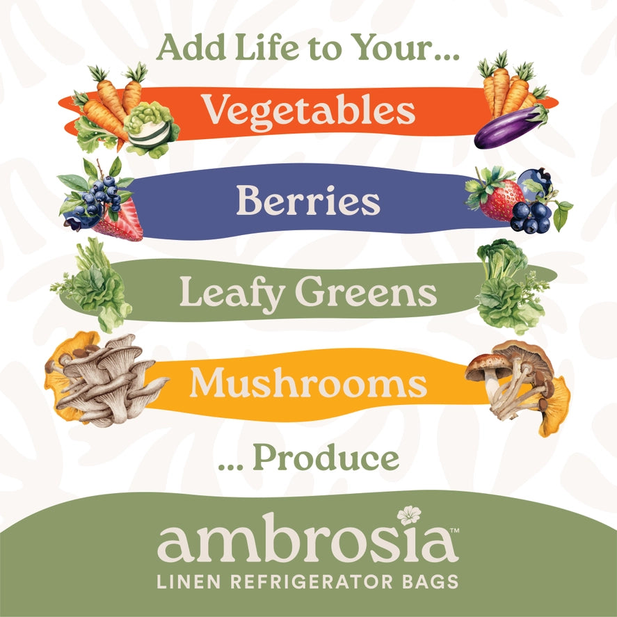 The Complete Set – Reusable Linen Produce Bags (Set of 4)