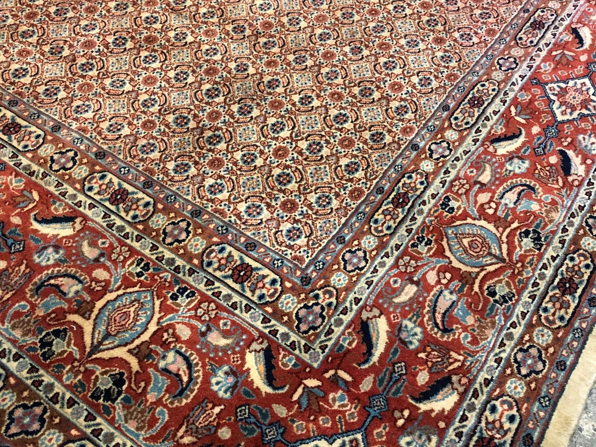 Fine Persian 7.8 X 9.7 Wool Rug