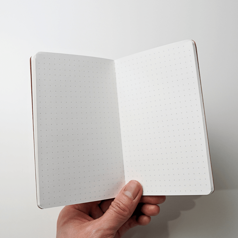 Pocket-Size Dot Grid Notebook | 3.5" x 5.5" | Tomoe River Paper