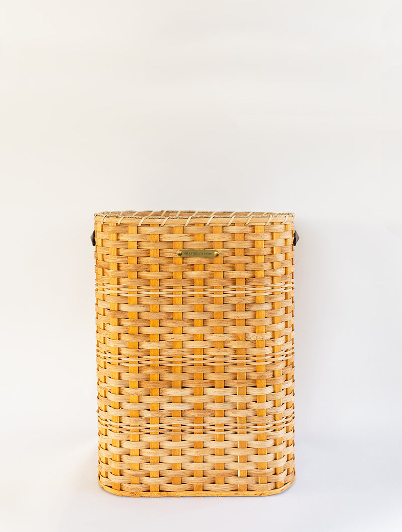 Handwoven Seagrass Hamper | 24" x 19" x 13" | Amish Made