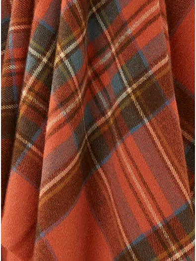 Antique Royal Stewart, Merino Lambswool Throw/Blanket