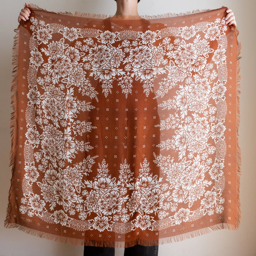 Big Honcho Bandana- Blossom in Cocoa