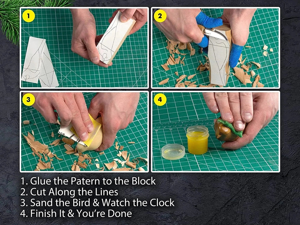 DIY01 - Comfort Bird Carving Whittling Starter Kit