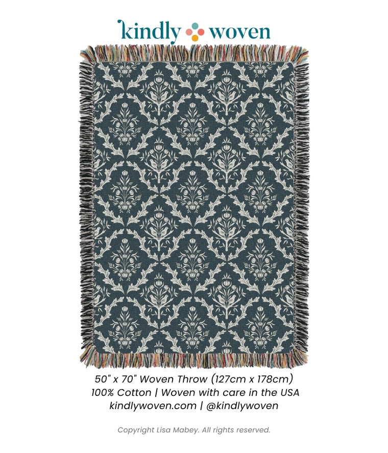 Isobel Blanket - Thistle – Artist Collab – Fringe – Usamade