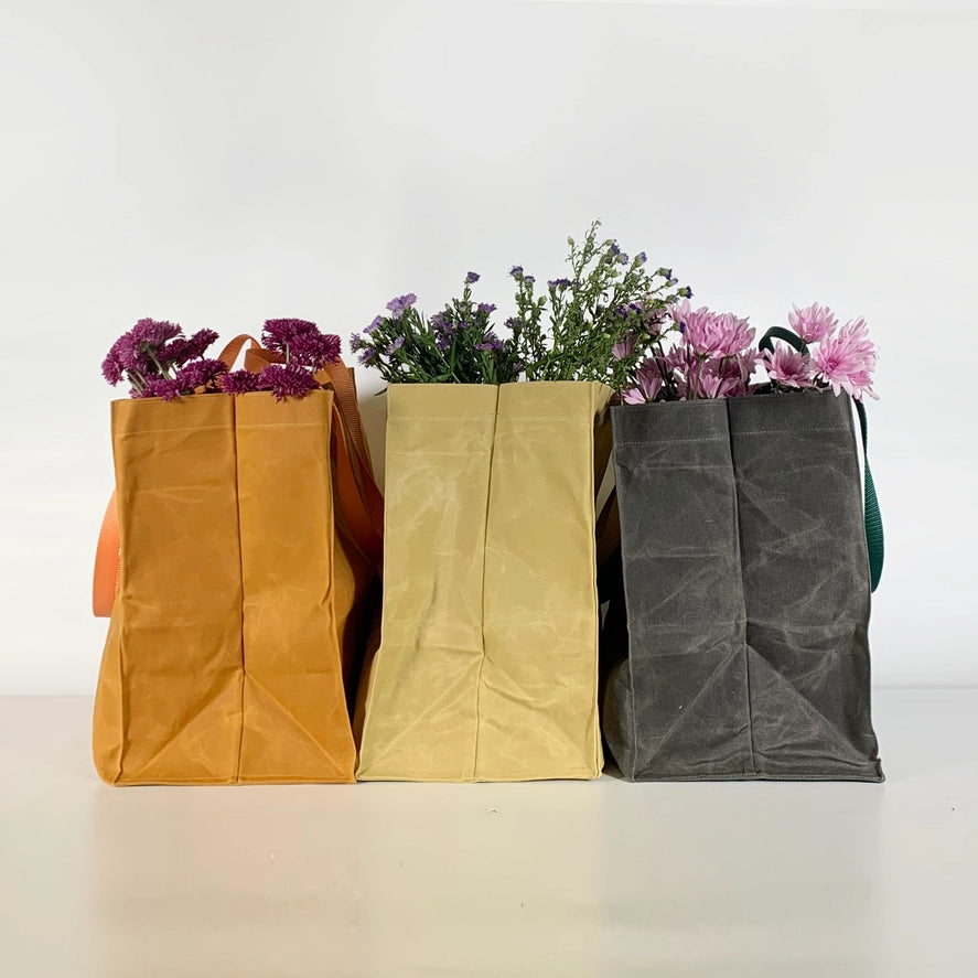 Waxed Canvas Transport Tote