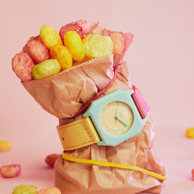 Bubble Gum Watch | Recycled Nylon NATO Strap | 32mm